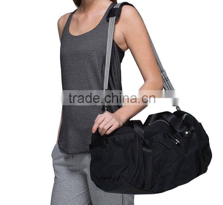 Wholesale Tote Shoulder Black Yoga Mat Bag