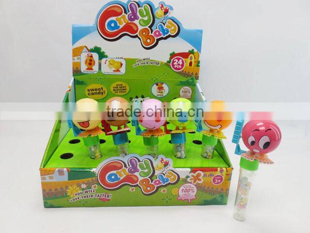 CARTOON CANDY TOYS WIND UP SWING ANIMAL