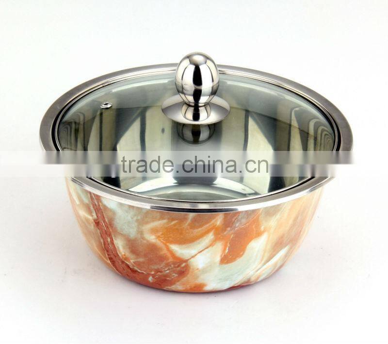 Multi-Purpose Stainles Steel Bowl with Glass Lid