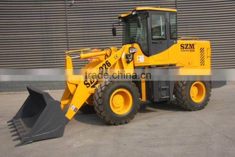 SZM wheel loader SZM 926 for 2.5 tons bucket