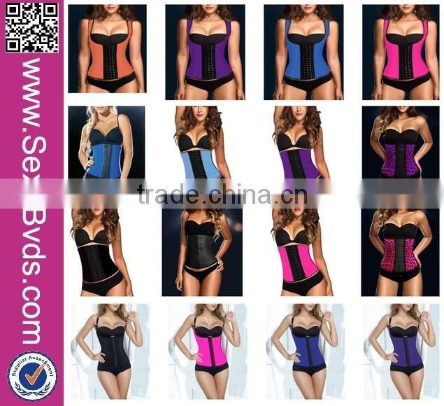 Wholesale Latex Waist Training Corset Open Crotch Sliming Shapewear