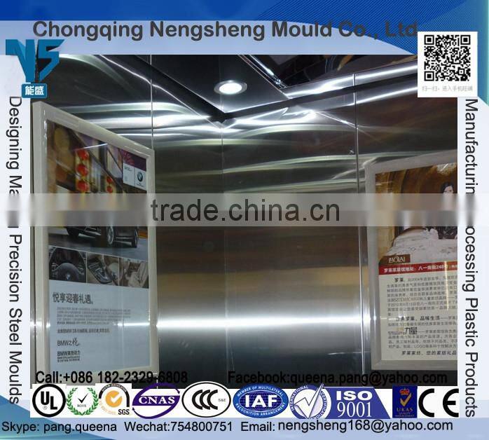 Plastic advertising picture frame, advertising box, display box for lift, 25.6 inch Elevator Poster frame, Elevator Ads frames