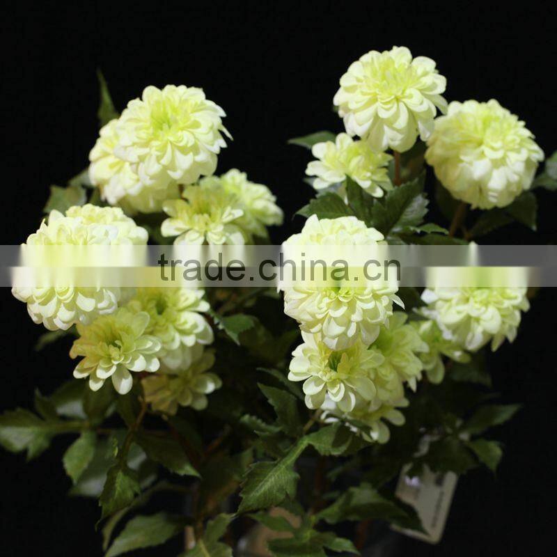 High quality artificial silk flowers bouquets for interior decoration with five head