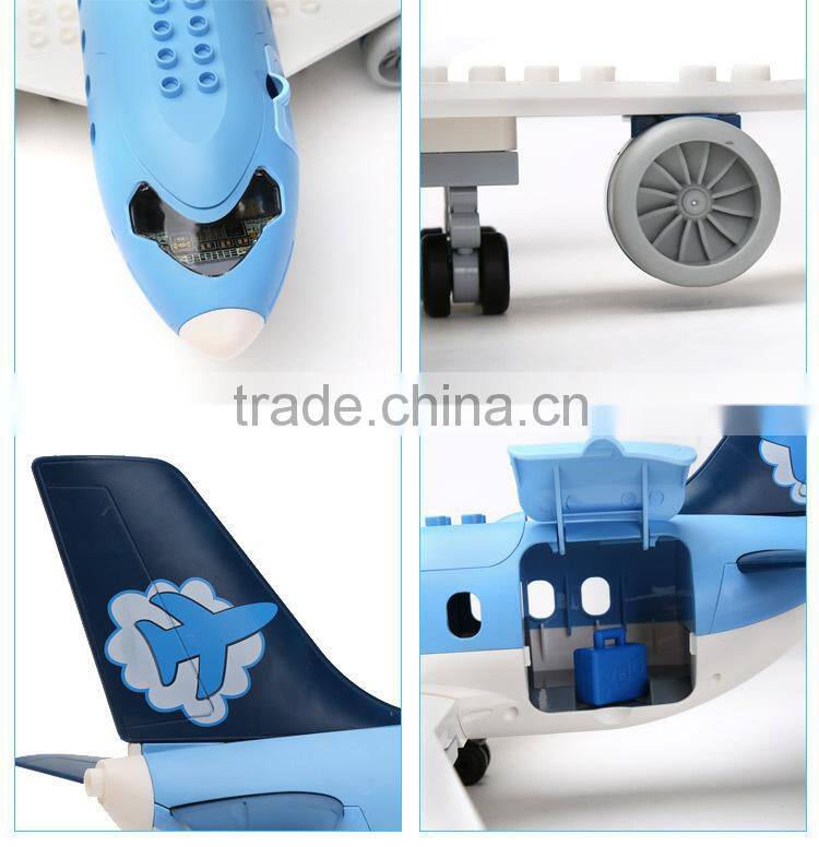 Environmental Blocks For Games Children's ! 69PCS Airport Theme Le Building Blocks Set mega blocks