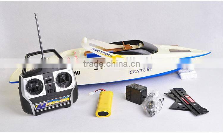 7004 72CM 3CH Super Power Century EP Speedboat Remote Control Fishing Boat