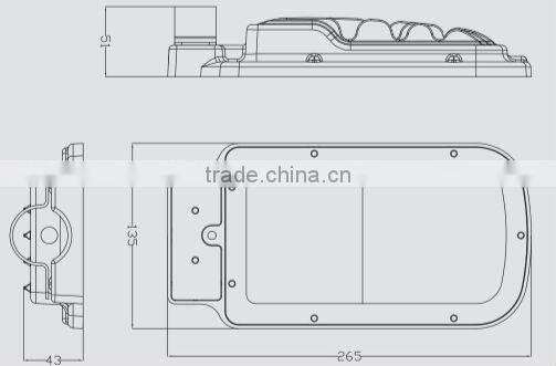 DELOS 80 watt road lamps in led of 2013 new product with 5 years warranty