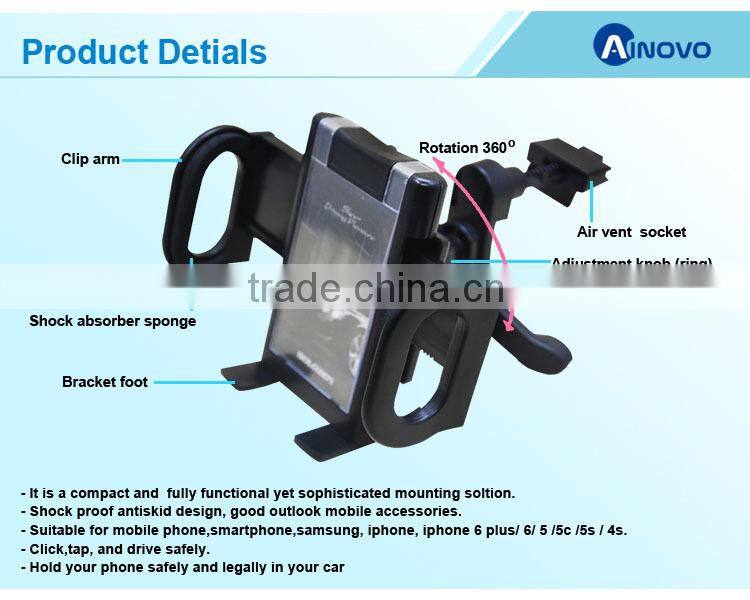 Universal Vehicle Car Air Vent Mount Stand Holder for phones