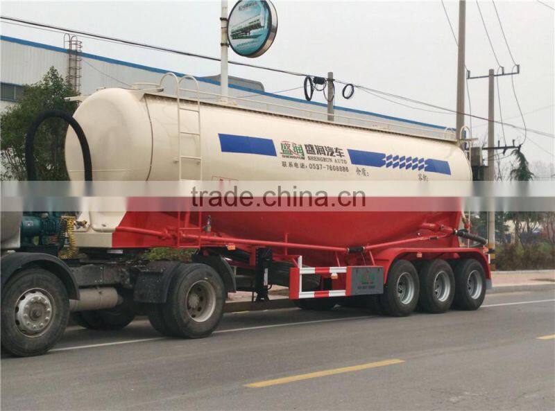 Heavy Loading Capacity 68 Cbm Cement Bulker Trailer