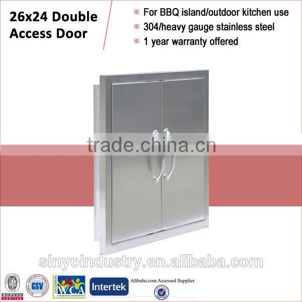 26 inch double door flush mount