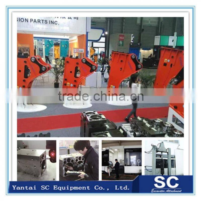 Side Type Excavator Hydraulic Breaker/Hydraulic Rock Breaker with high power
