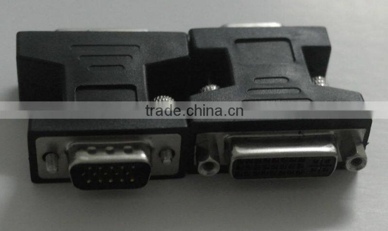 DVI-I(24+5) Dual Link feMale to HD15(VGA) male Adapter high quality