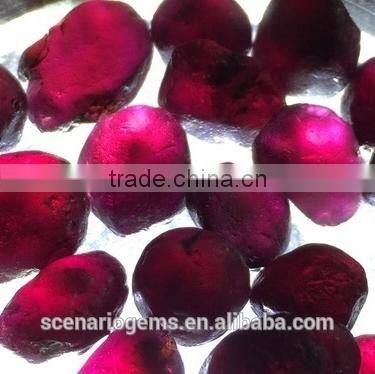 Natural Purple Indian Raw Rough Garnet Wholesale