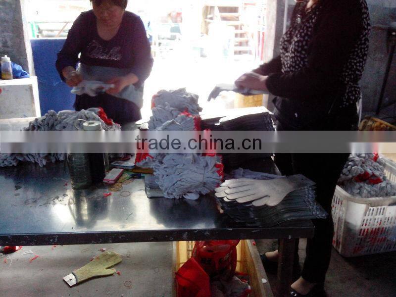 full sizes latex palm coated blue safety gloves