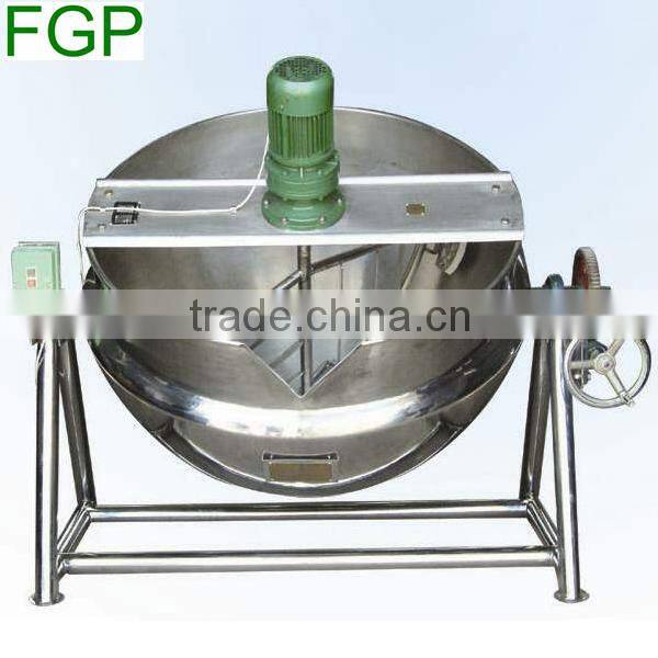Industrial tilting jacket cooking kettle