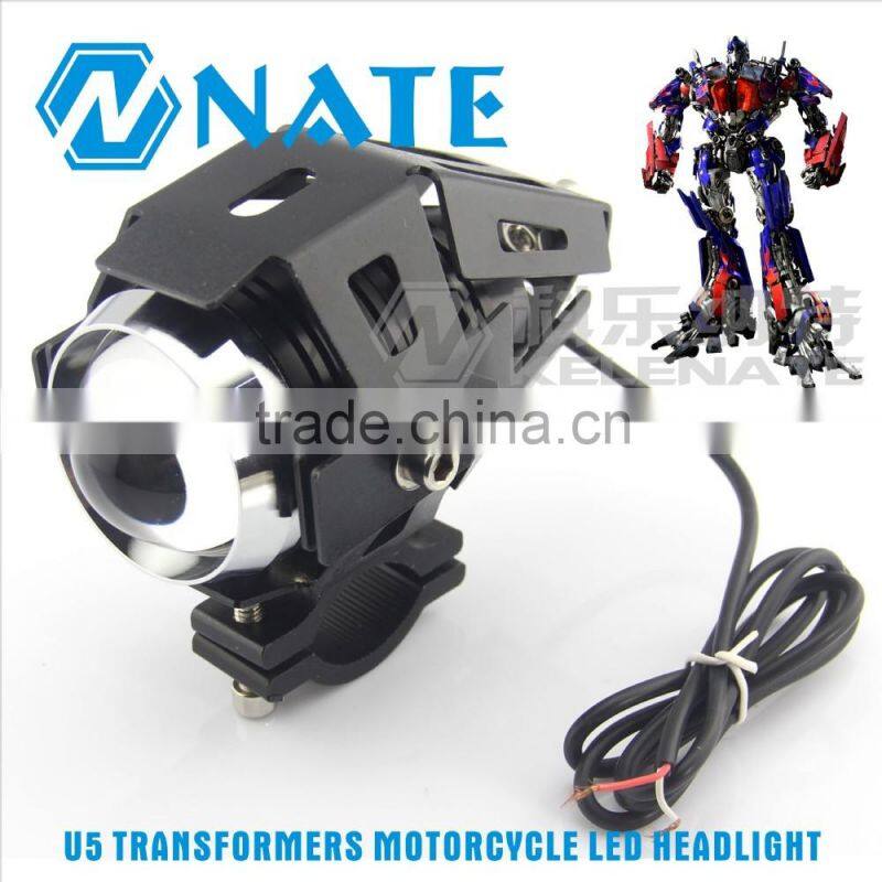 2014 New Coming U5 Strobe Light 12V C.R.E.E LED U5 Motorcycle Headlight