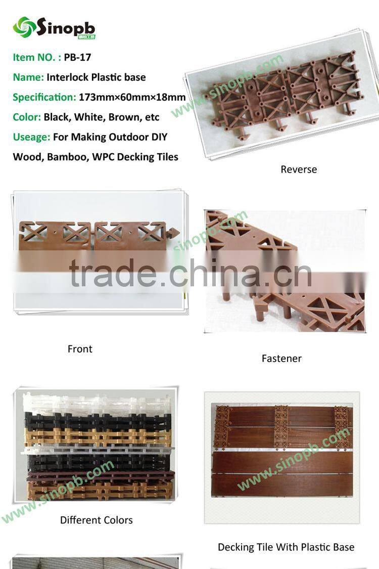 Alfombrilla de plastico para decking Tile