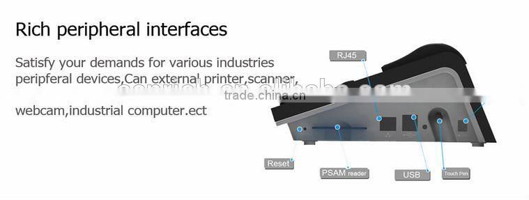 7" WinCE POS Terminal support 58mm Thermal Printer,Barcode Scanner,RFID Reader,Bluetooth,WIFI,3G