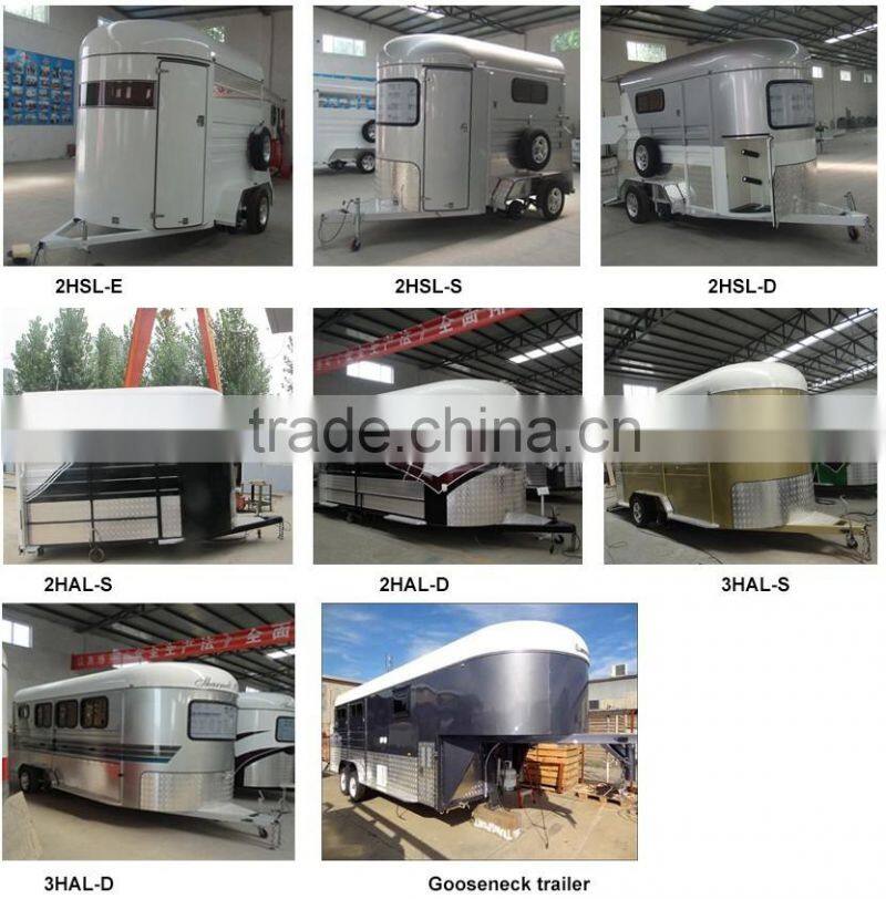 Made in china gooseneck horse trailers for sale