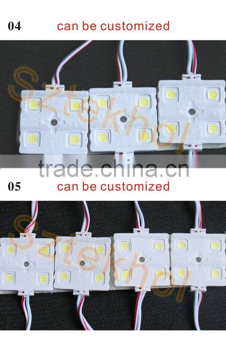 12v 4X 5050 led sign lighting module tekhol smd led pcb module