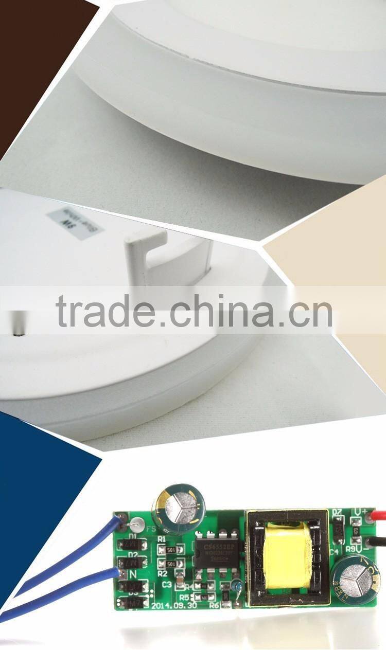 New Design 3 Modes Round Square recessed led Panel Down Light 16W