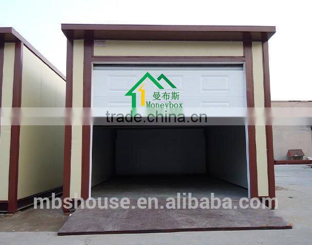 Prefabricated Car garage storage in cheap price,Temporary Mobile prefab shop with roller door for sale food festival