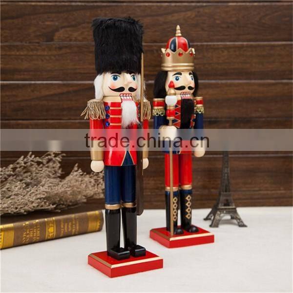 wholesale wooden soldier nutcracker type christmas gift