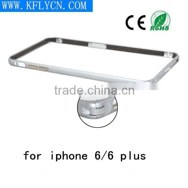 hard and rigid metalic frame well protective phone case for iphone 6