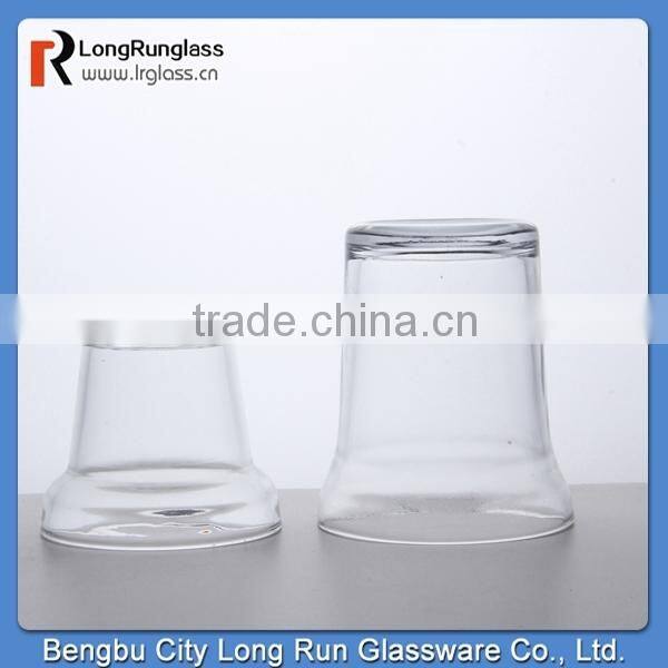 LongRun 24mm home decoration crystal glass candleholder