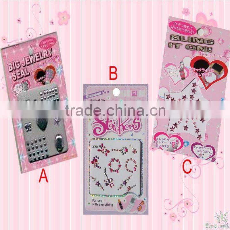 Crystal mobile sticker