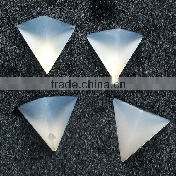 Gemstone black obsidian pyramid for home decoration
