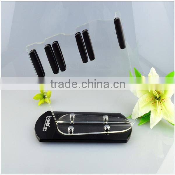 Durable convenience acrylic knife holder wholesale
