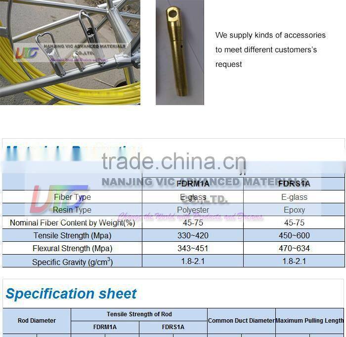 Fiberglass Cable Snake Supplier,Professional Fiberglass Cable Duct Rod Manufacturer