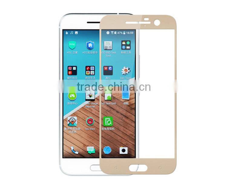 Hardness 9H sensitive operation delicate touch mobile phone screen protector for HTC M10
