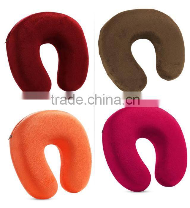 Soft Memory PU Foam Best Travel Pillow/Best Neck Support Pillow(100% China Origin)