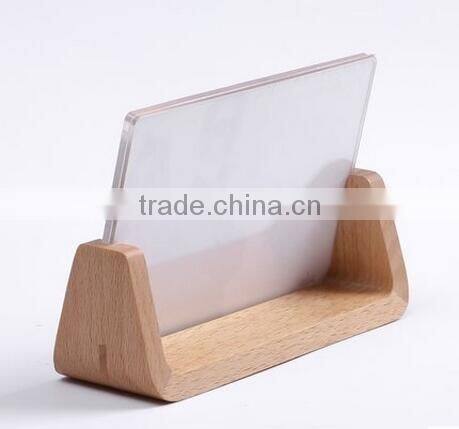 desktop acrylic wood photo frame