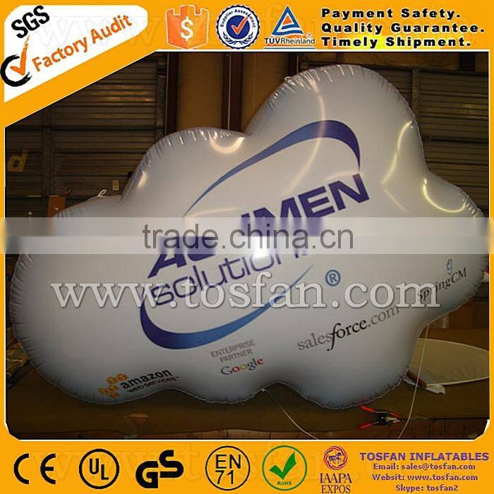 2015 Hot Sale inflatable cloud balloon helium balloon F2063