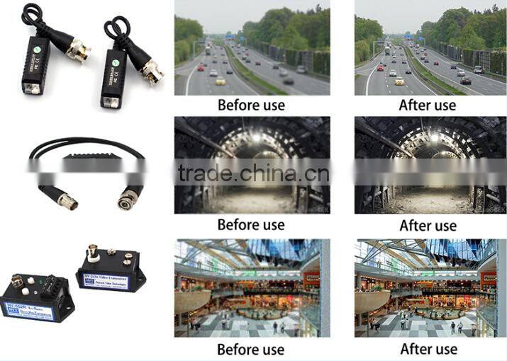 interference rejection CCTV 4 ch Passive utp video Balun