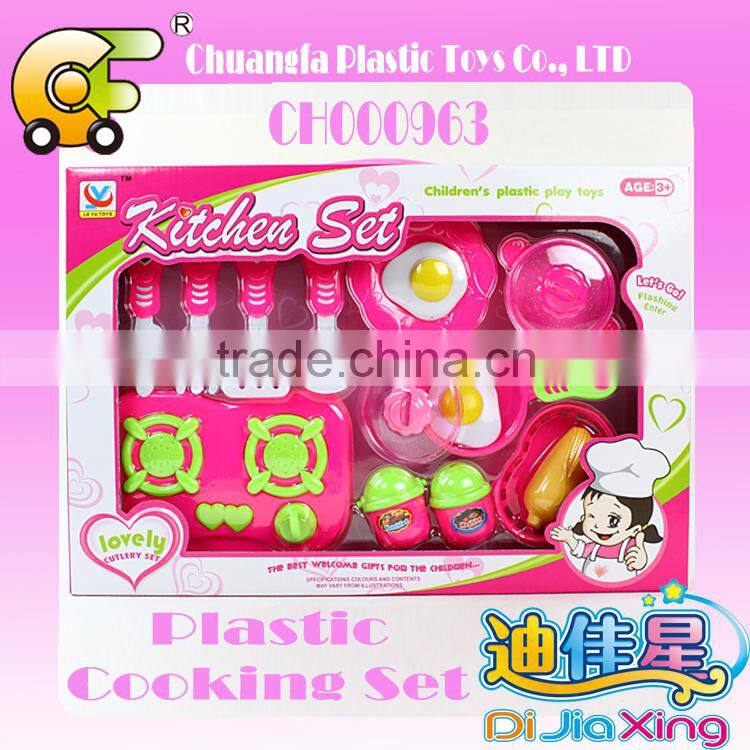 Made in china plastic cooking toys kitchen toys set for children