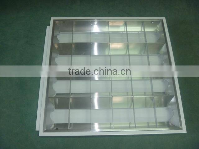 4X18W fluorescent grid lamp for T8 fluorescent tube