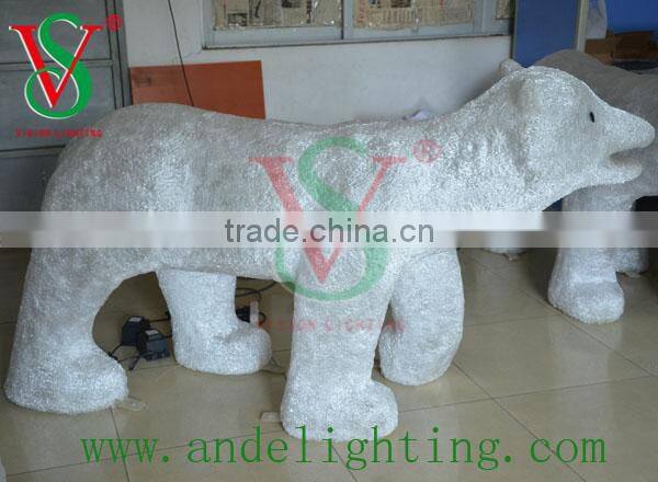 new LED 3D motif light big polar bear