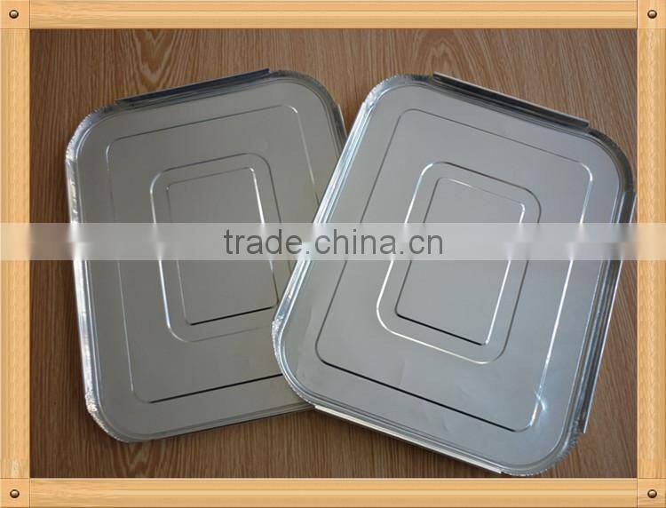Rectangular Disposable Catering Aluminum Foil Container Lid