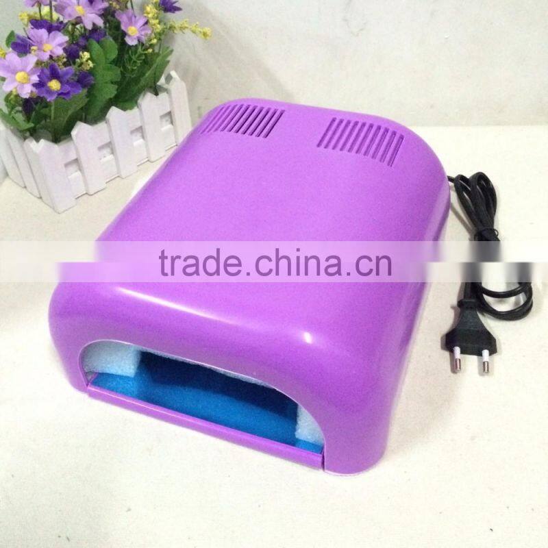 2015 Newest dual uv led nail lamp 36 watt uv gel lamp