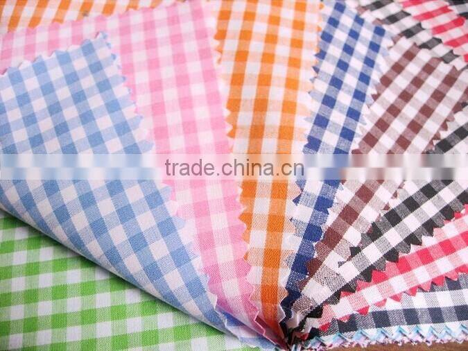Poly/Cotton Yarn Dyed Checked Table Cloth