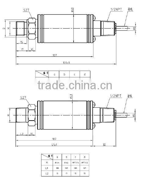 all welding explosion proof pressure transmitter for hazardous field