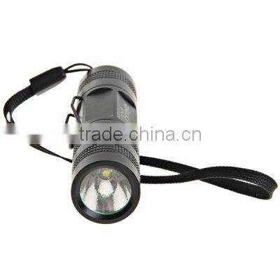 mini aluminium waterproof shockproof led aluminum flashlight