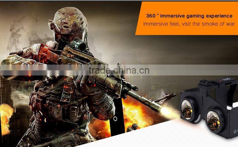 2016 Attracting New Arriving Mini Portable 3D VR Glasses 3D Virtual Reality Glasses for 4.0-6.0'' Smart Phone