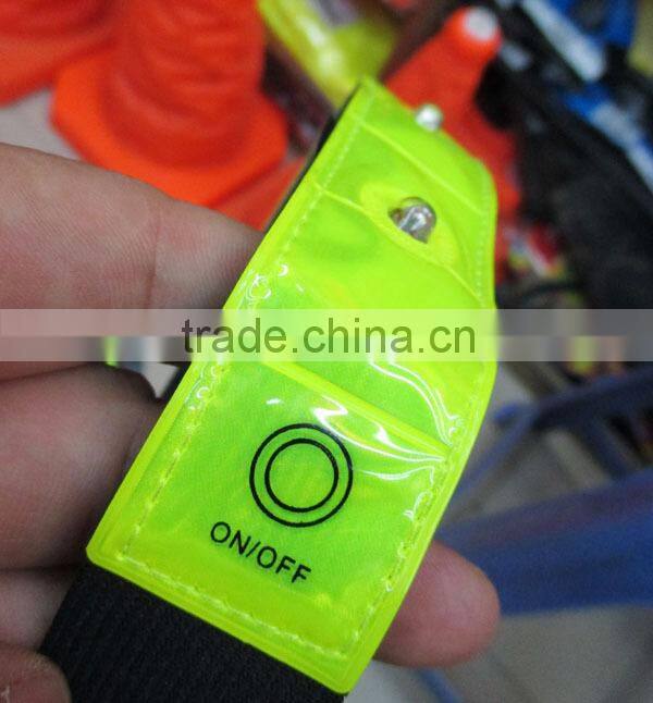 reflective slap bracelets,led Reflective band,Reflective pvc