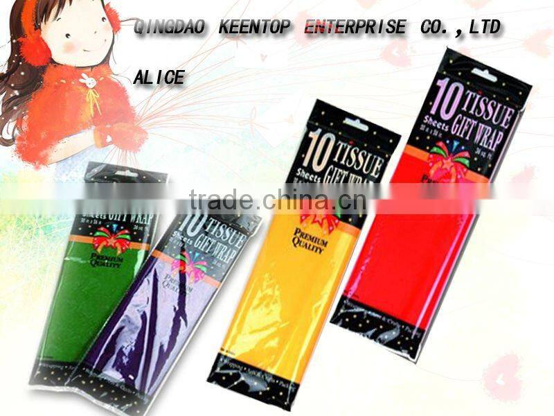 bright design white tissue paper