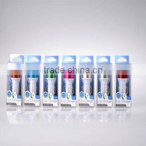 imee 2.1A Car Charger for mobile devices (Green)