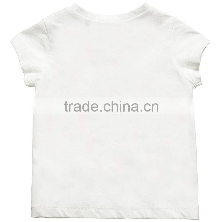 wholesale baby clothing china, baby white t shirt